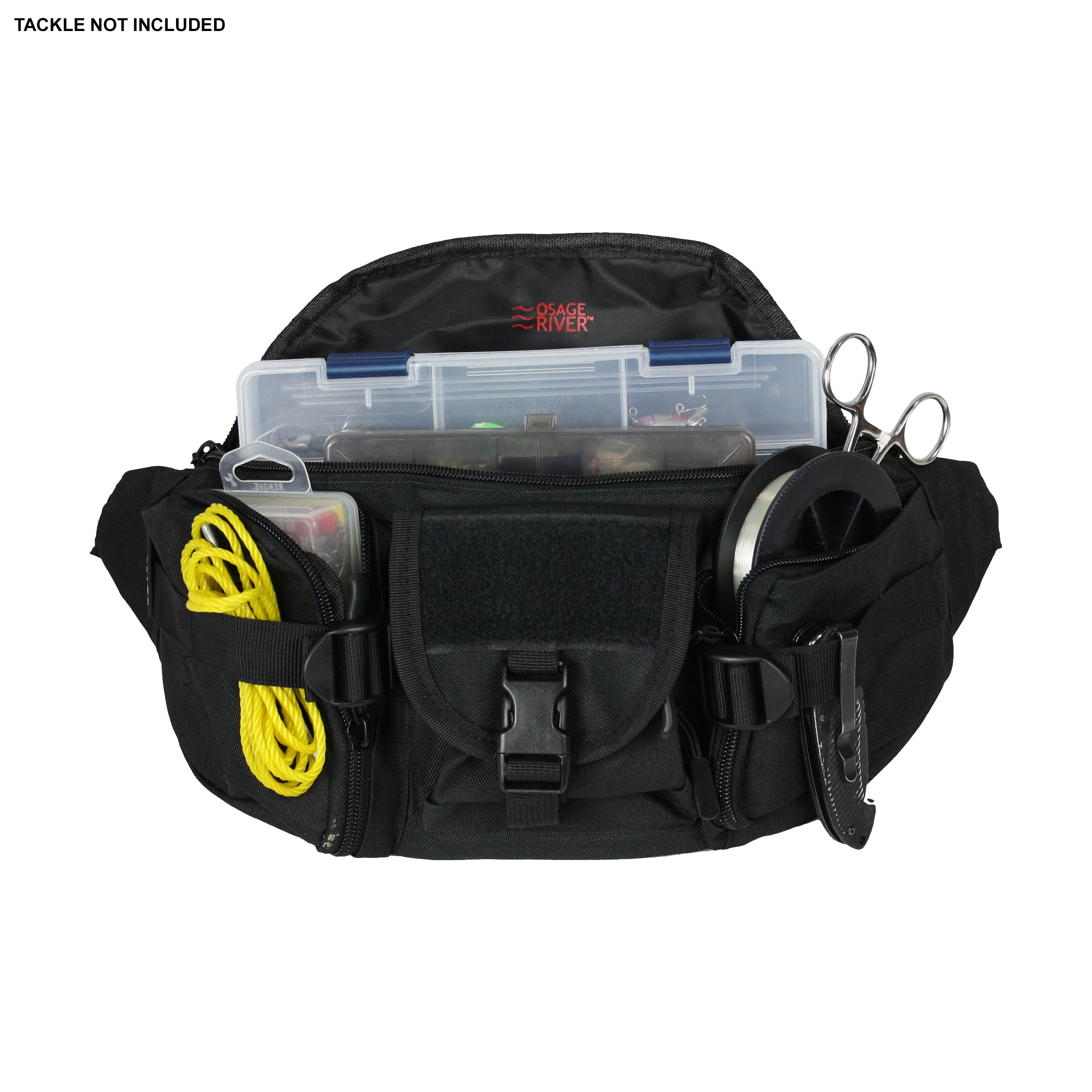 Osage River Fishing Tackle Bag, Waist Fanny Pack Portable Storage